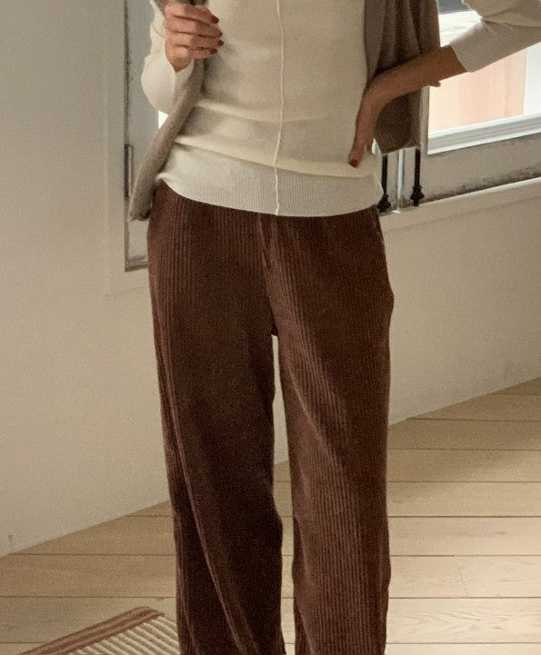 Velour Rib Candy Pants
