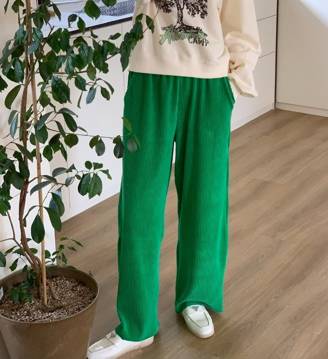Velour Rib Candy Pants