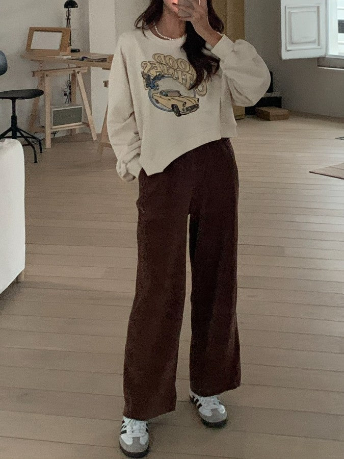 Velour Rib Candy Pants