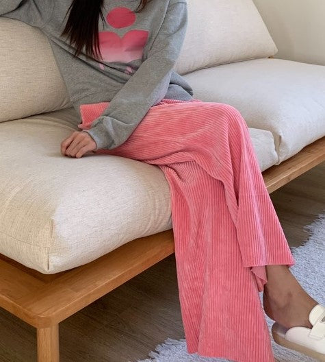 Velour Rib Candy Pants