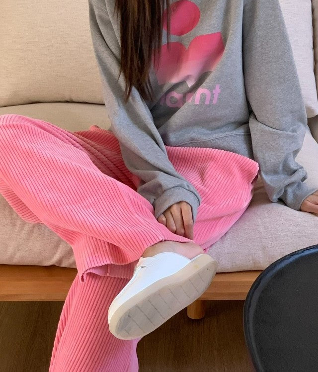 Velour Rib Candy Pants