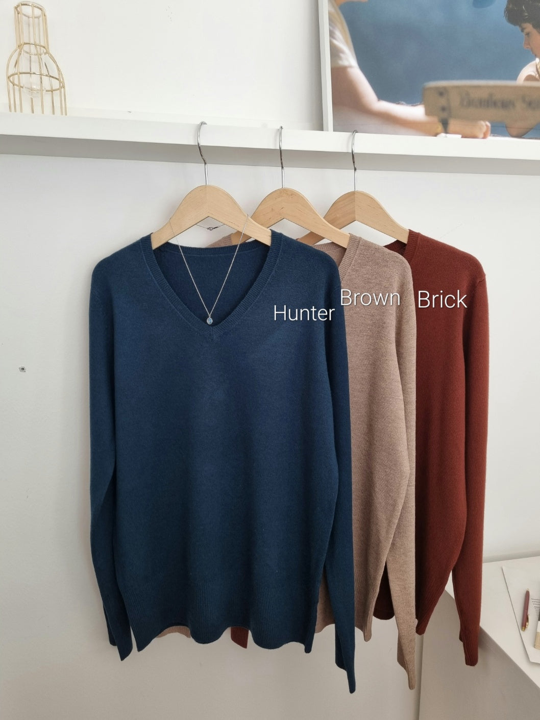 Daily V-Neck Knit Top