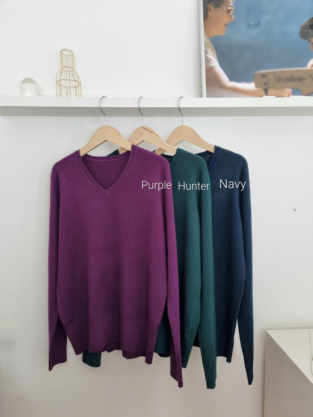 Daily V-Neck Knit Top