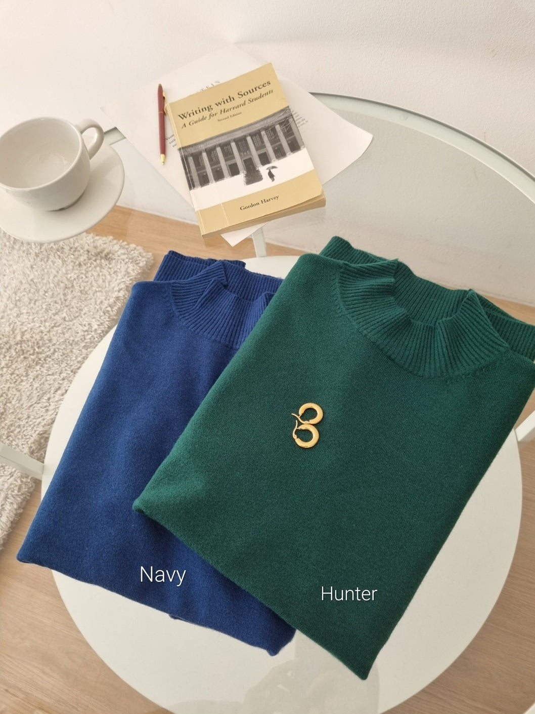 Daily Mock Neck Half SL Top
