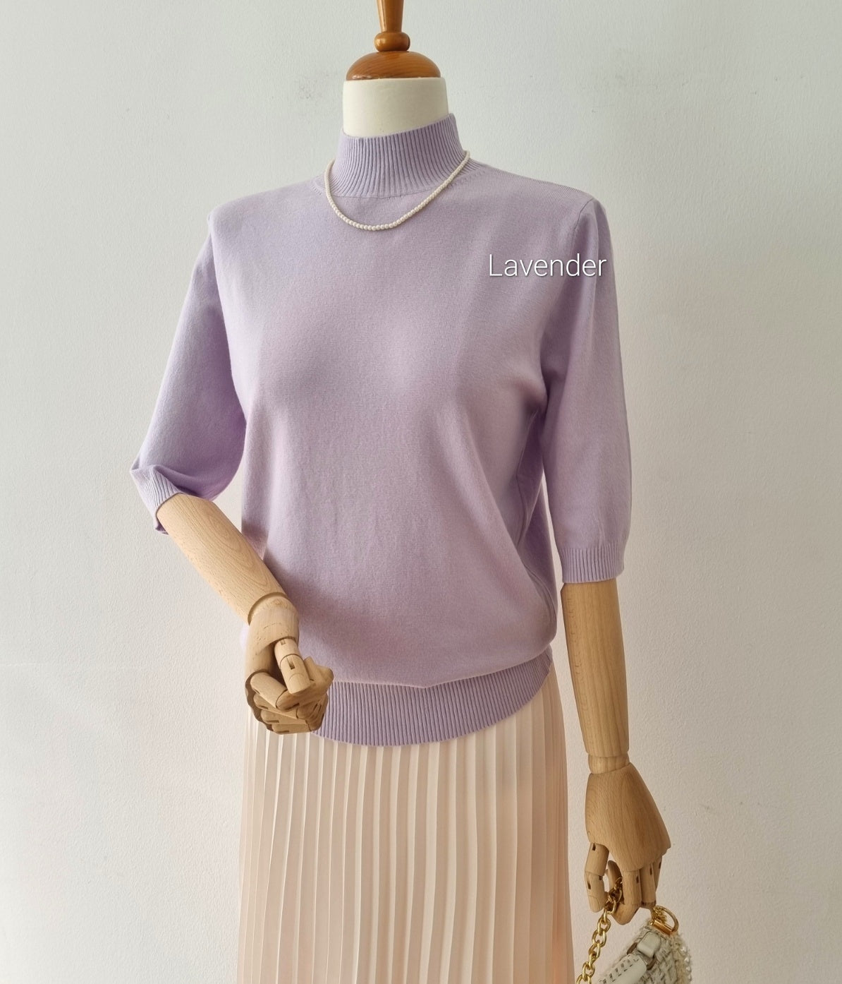 Daily Mock Neck Half SL Top