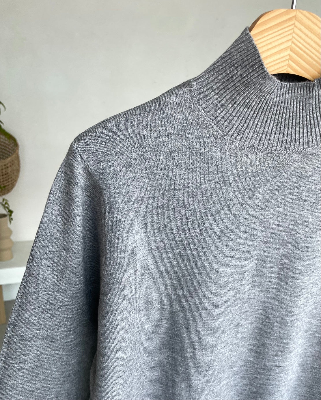 Daily Mock Neck Long SL Top