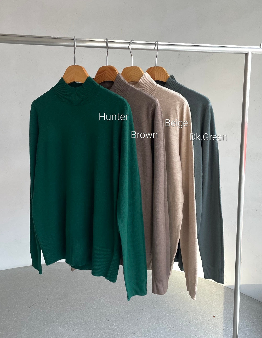 Daily Mock Neck Long SL Top
