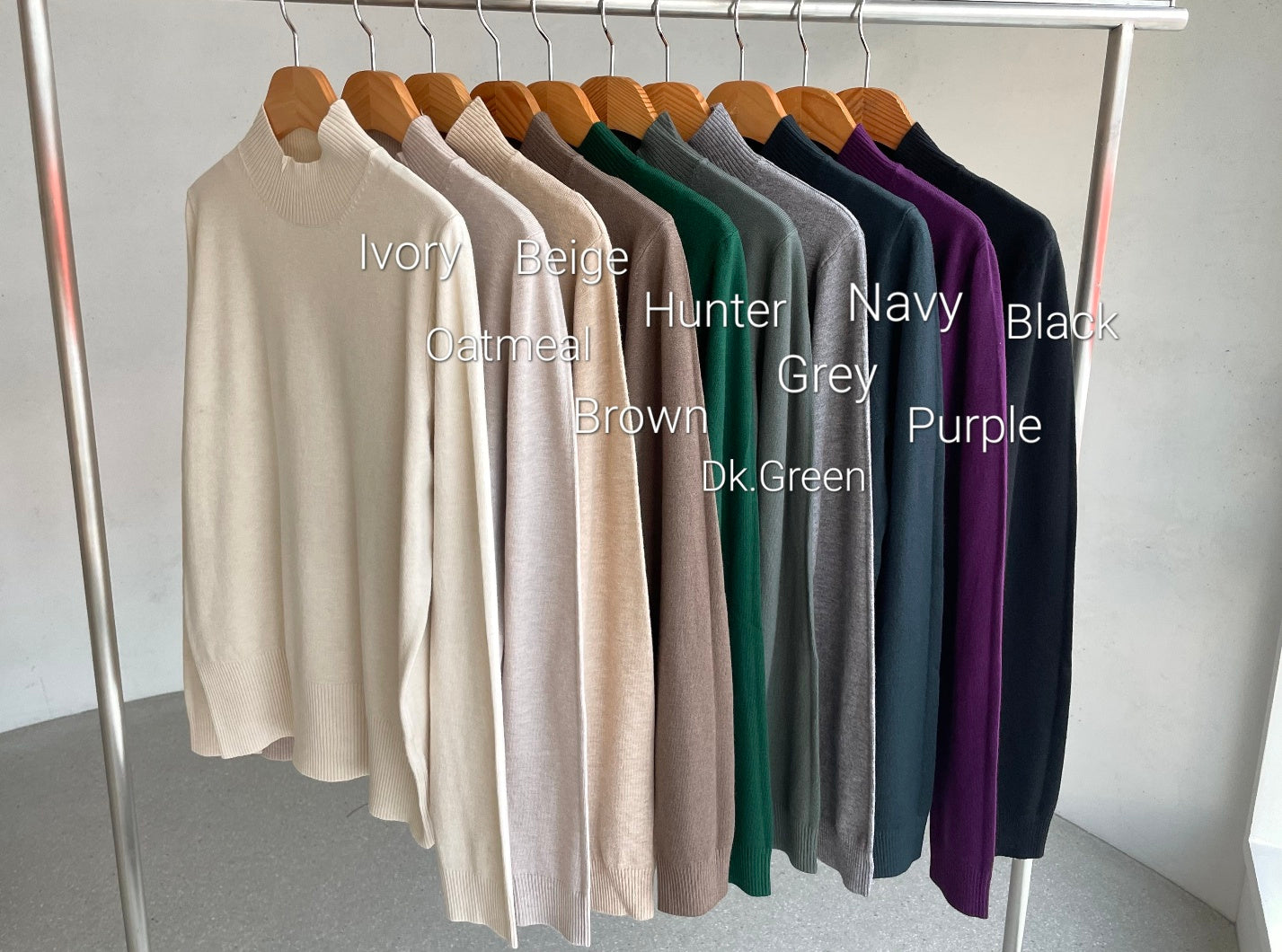 Daily Mock Neck Long SL Top
