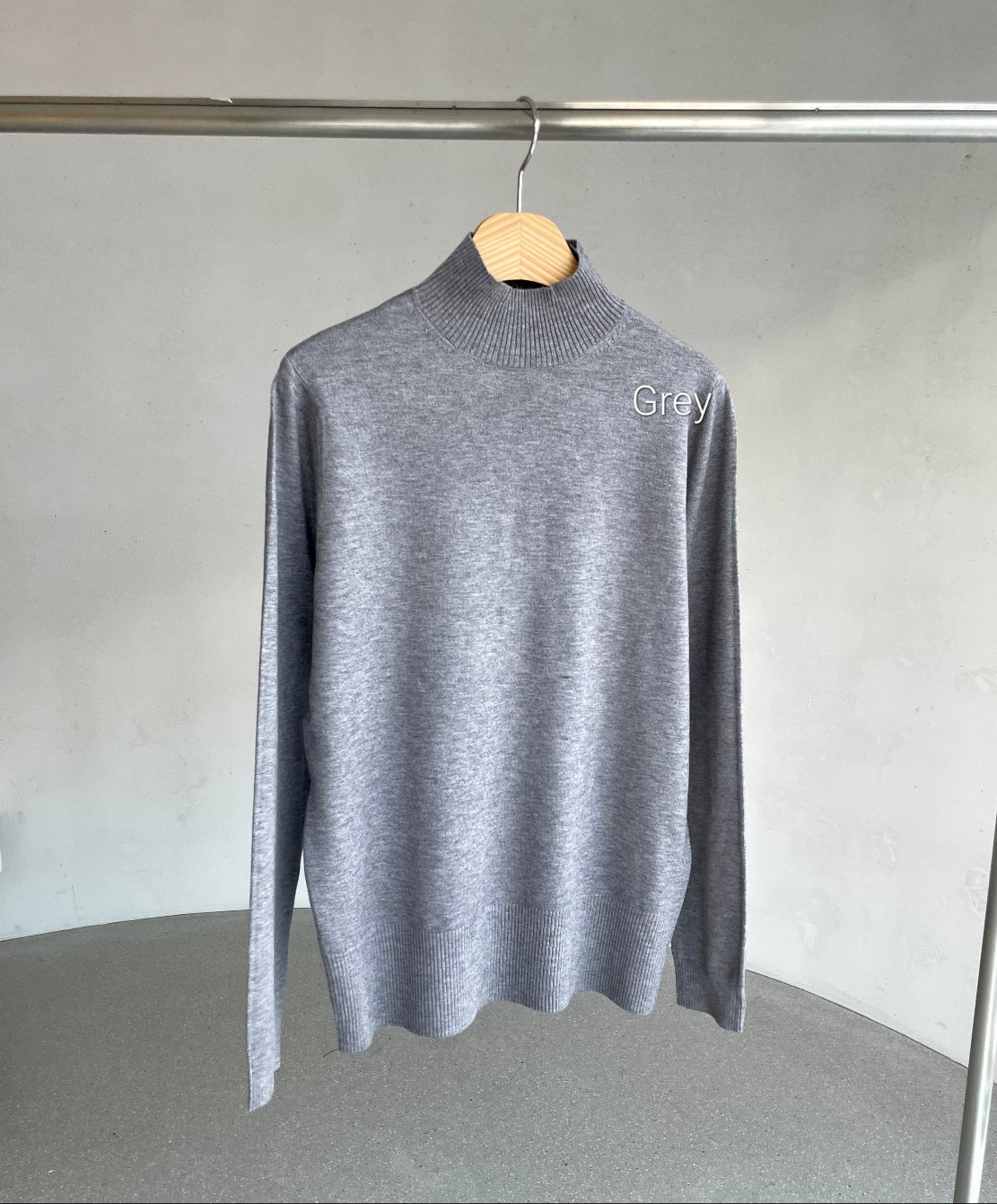 Daily Mock Neck Long SL Top