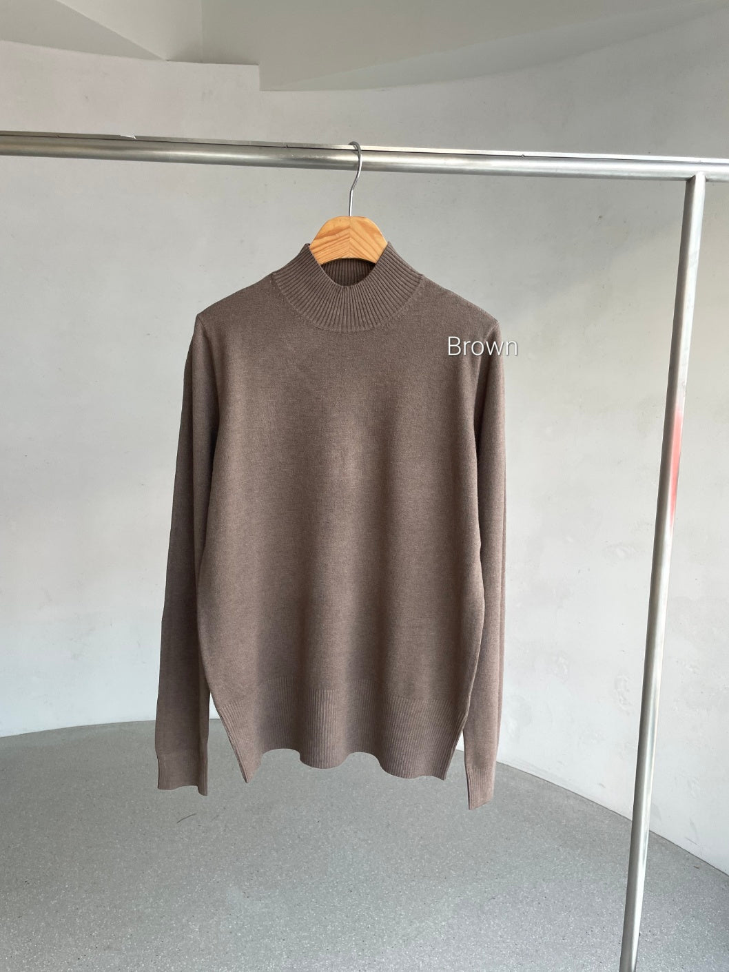 Daily Mock Neck Long SL Top