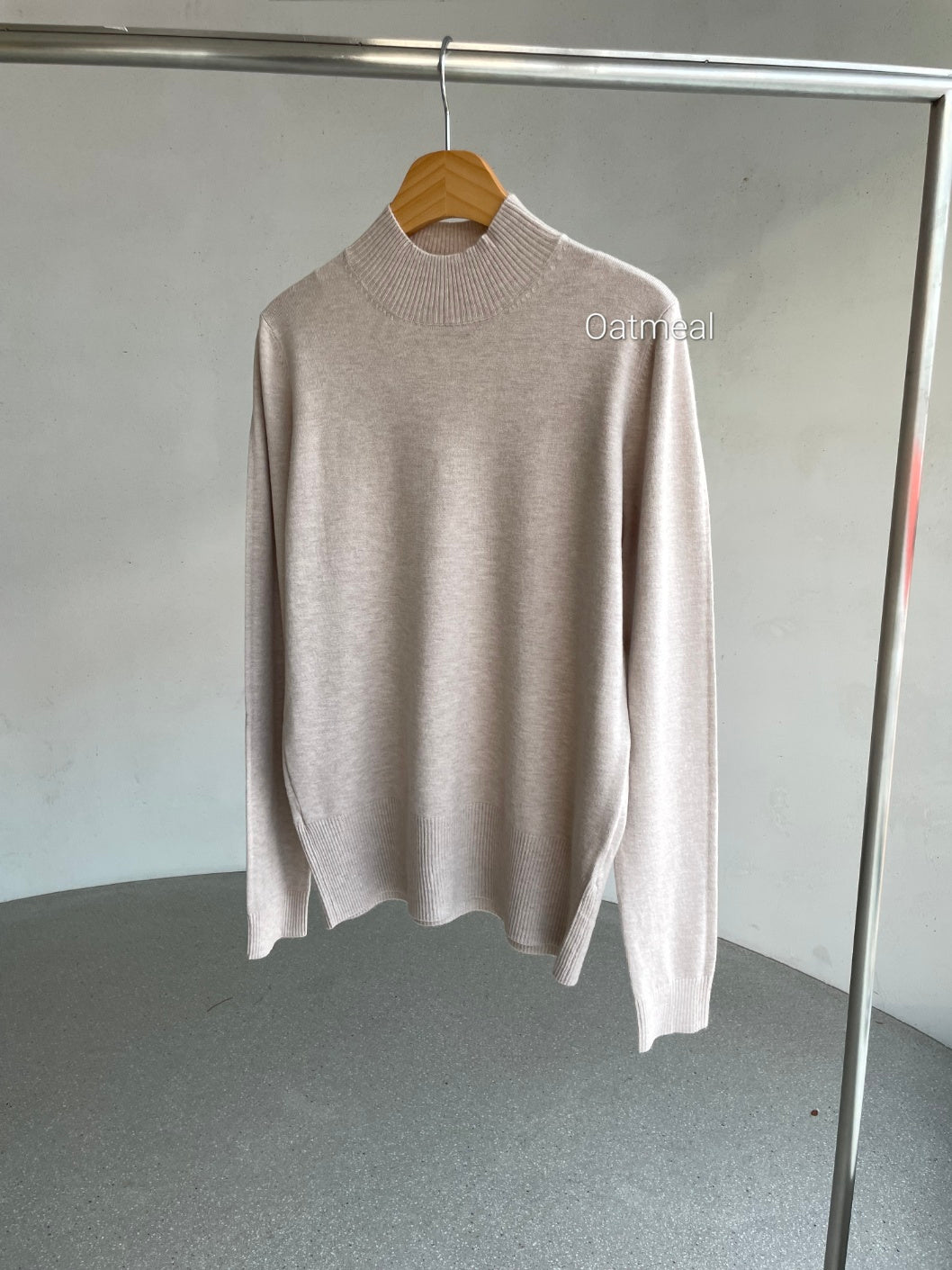 Daily Mock Neck Long SL Top