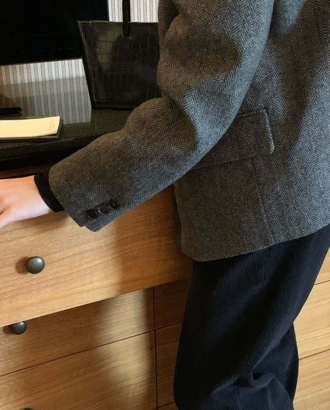 Clara Herringbone Jacket