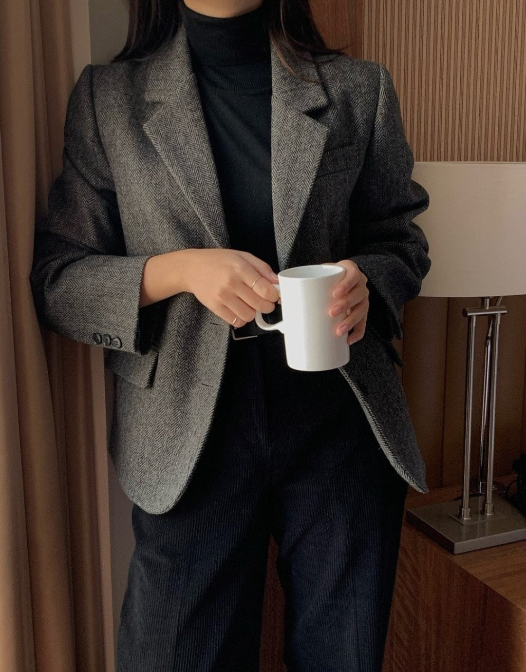Clara Herringbone Jacket