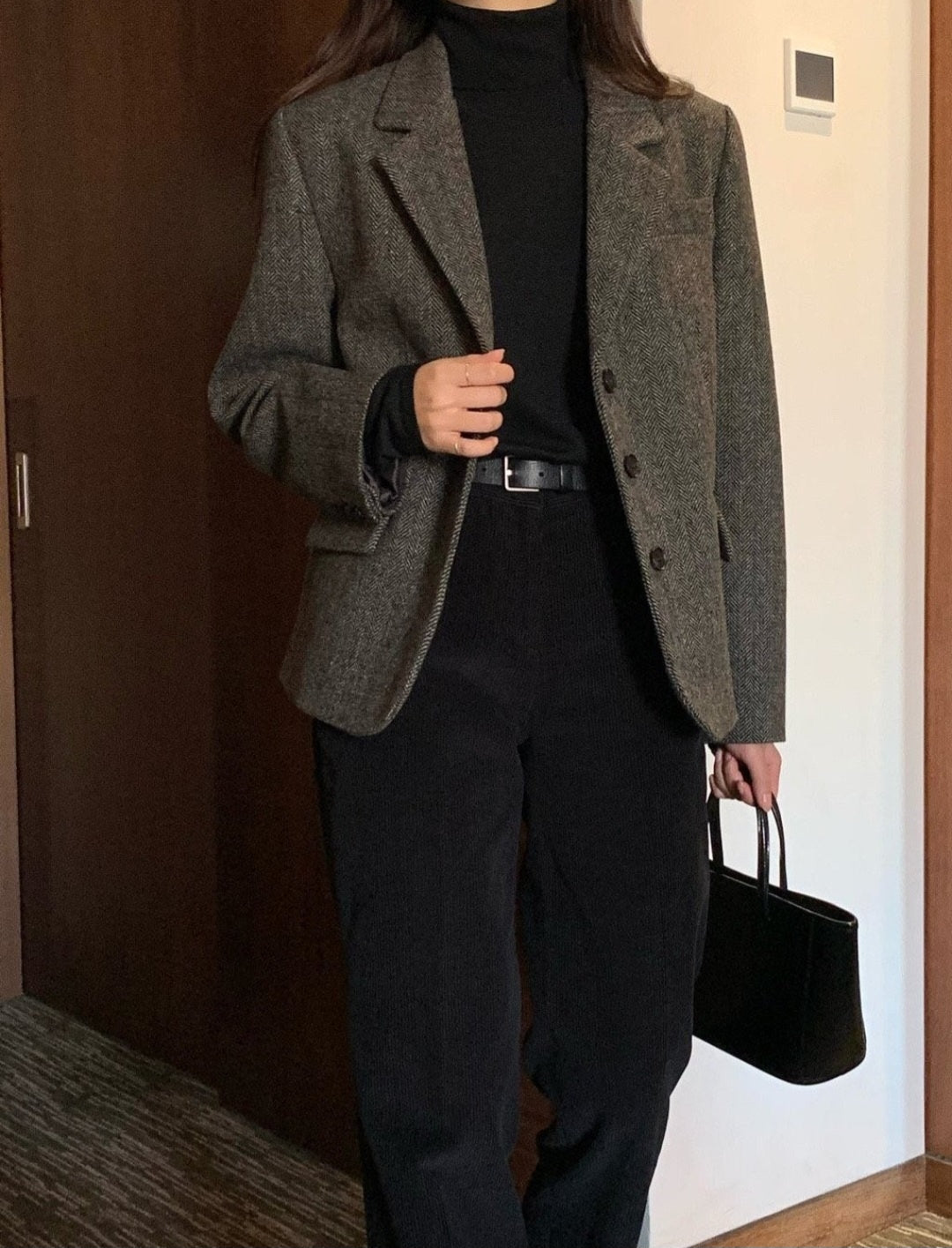 Clara Herringbone Jacket