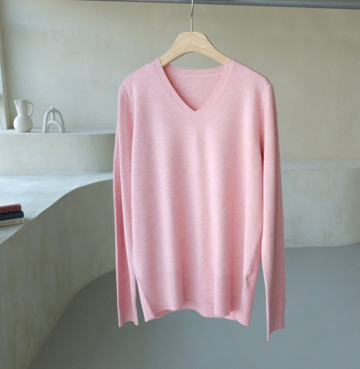 Daily V-Neck Knit Top