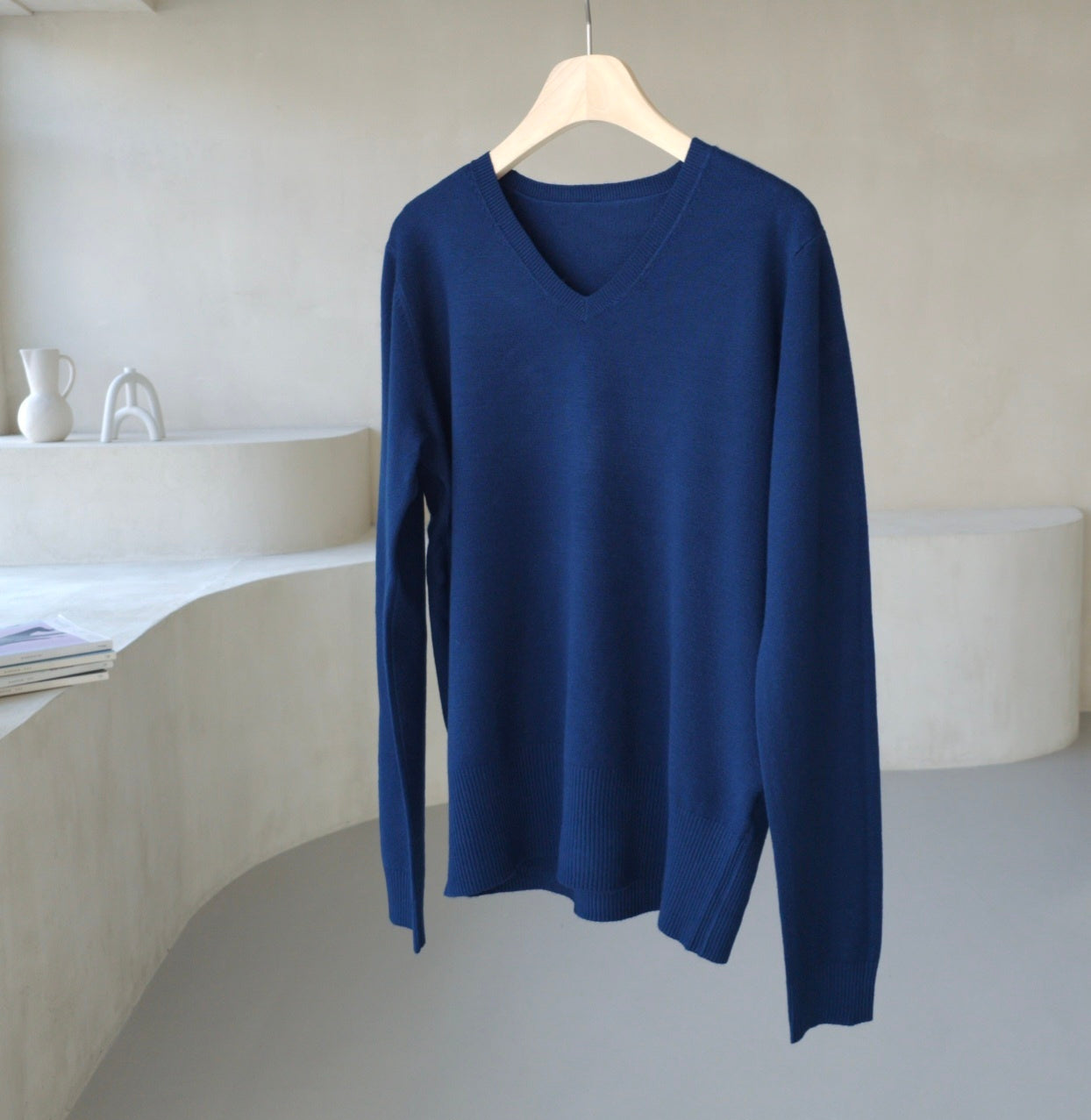 Daily V-Neck Knit Top