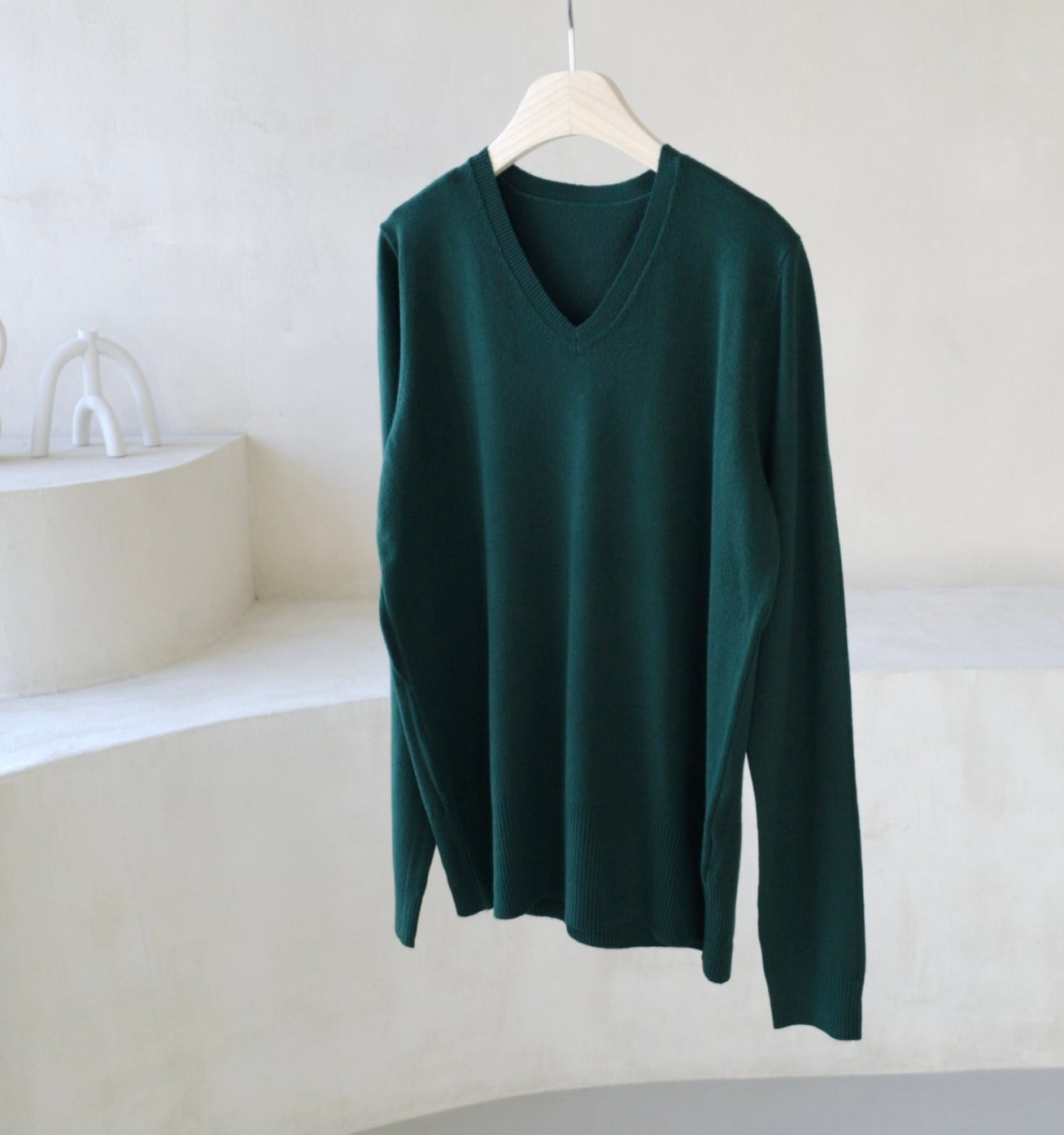 Daily V-Neck Knit Top
