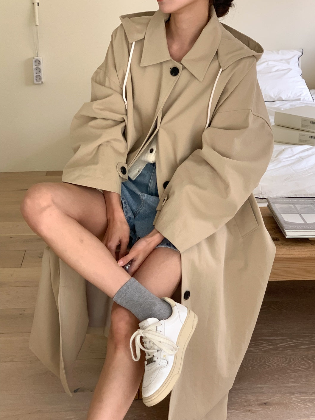Bailey Oversized Long Trench Coat