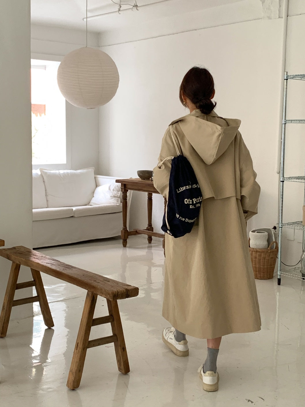 Bailey Oversized Long Trench Coat