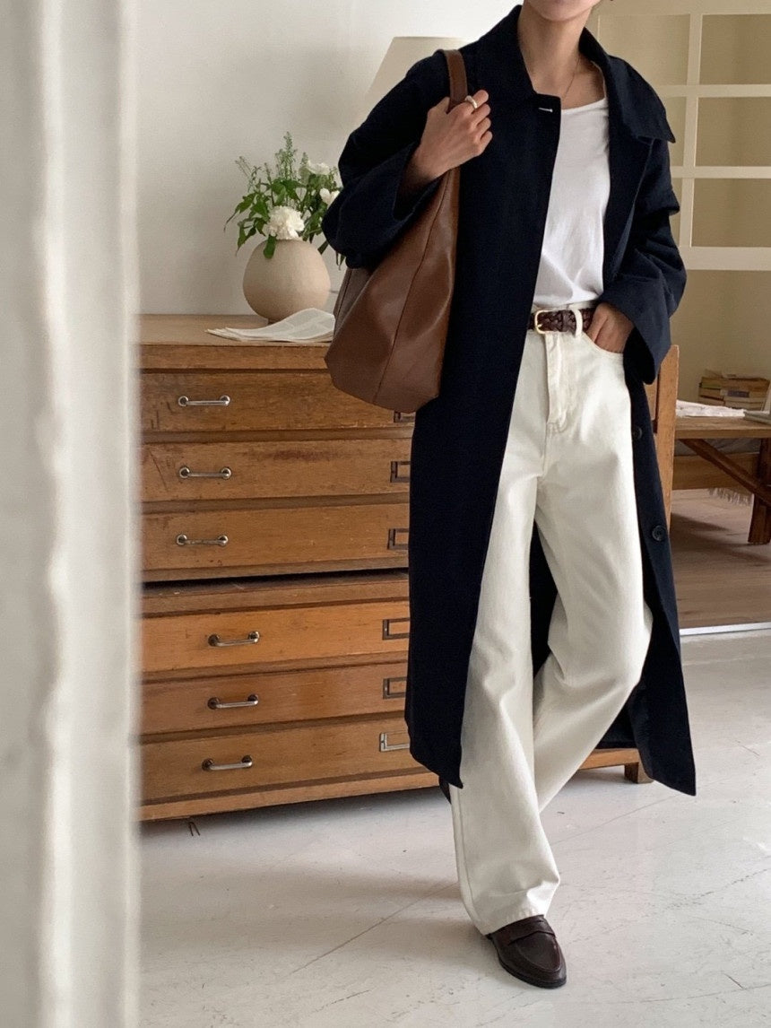 Bailey Oversized Long Trench Coat