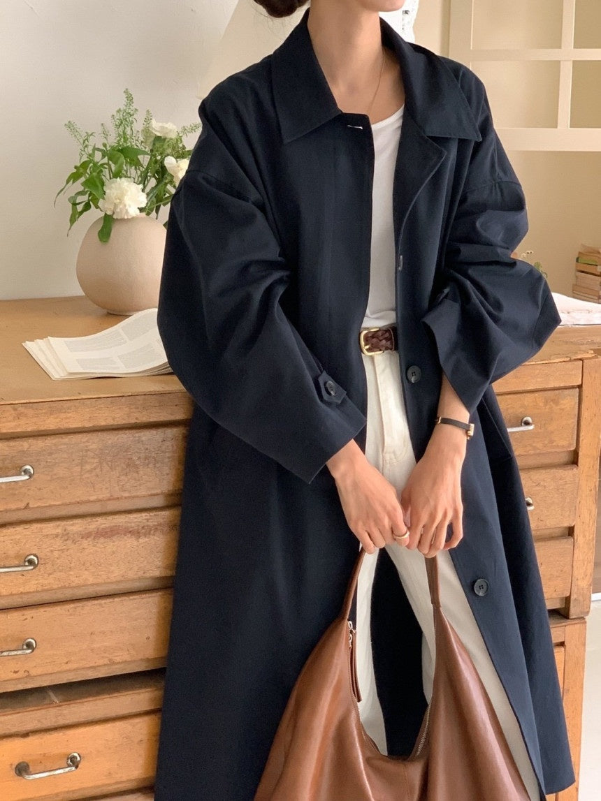 Bailey Oversized Long Trench Coat