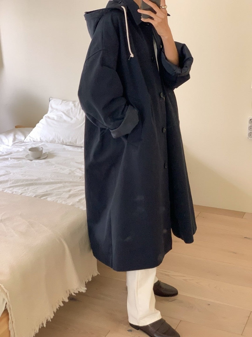 Bailey Oversized Long Trench Coat
