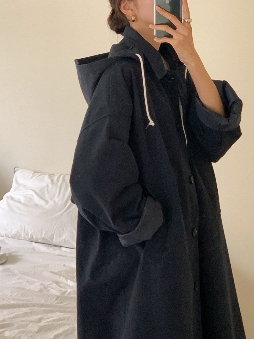 Bailey Oversized Long Trench Coat