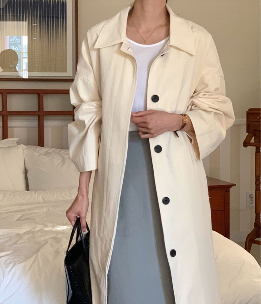 Bailey Oversized Long Trench Coat