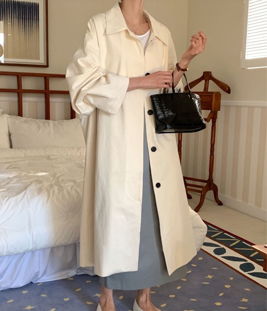 Bailey Oversized Long Trench Coat
