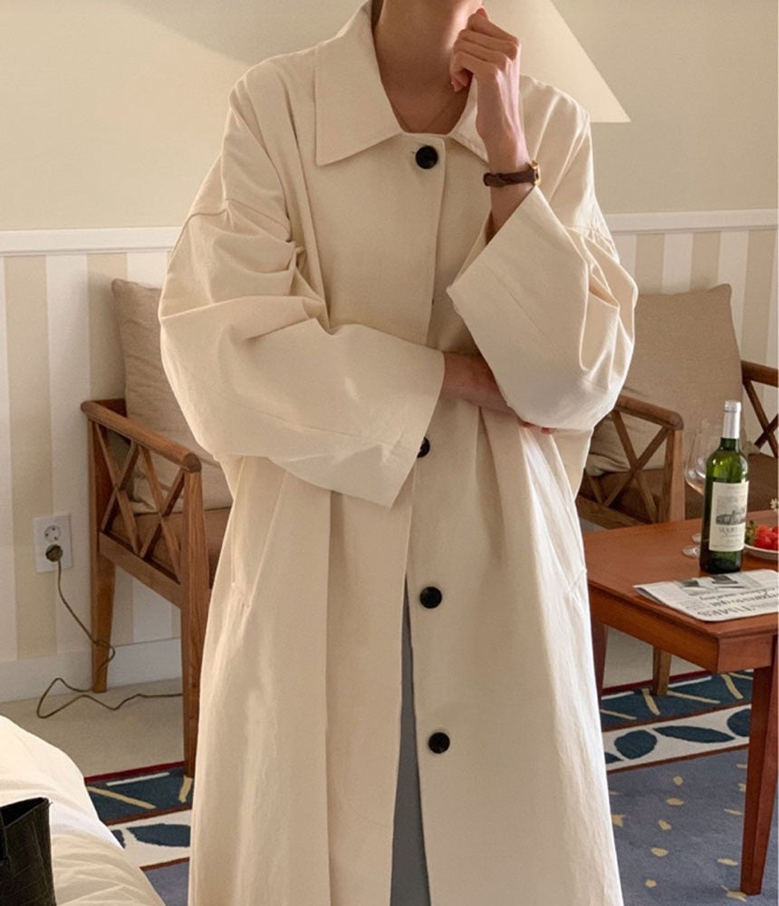 Bailey Oversized Long Trench Coat