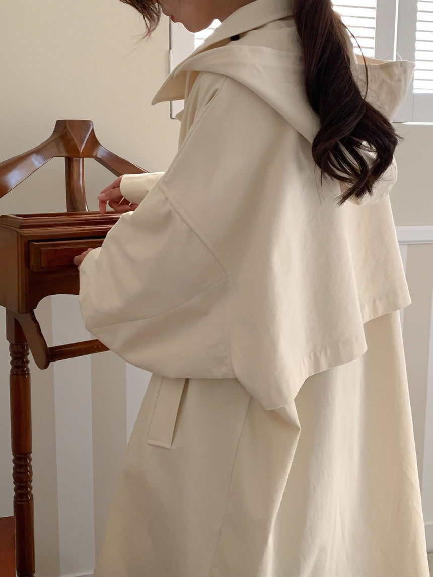 Bailey Oversized Long Trench Coat
