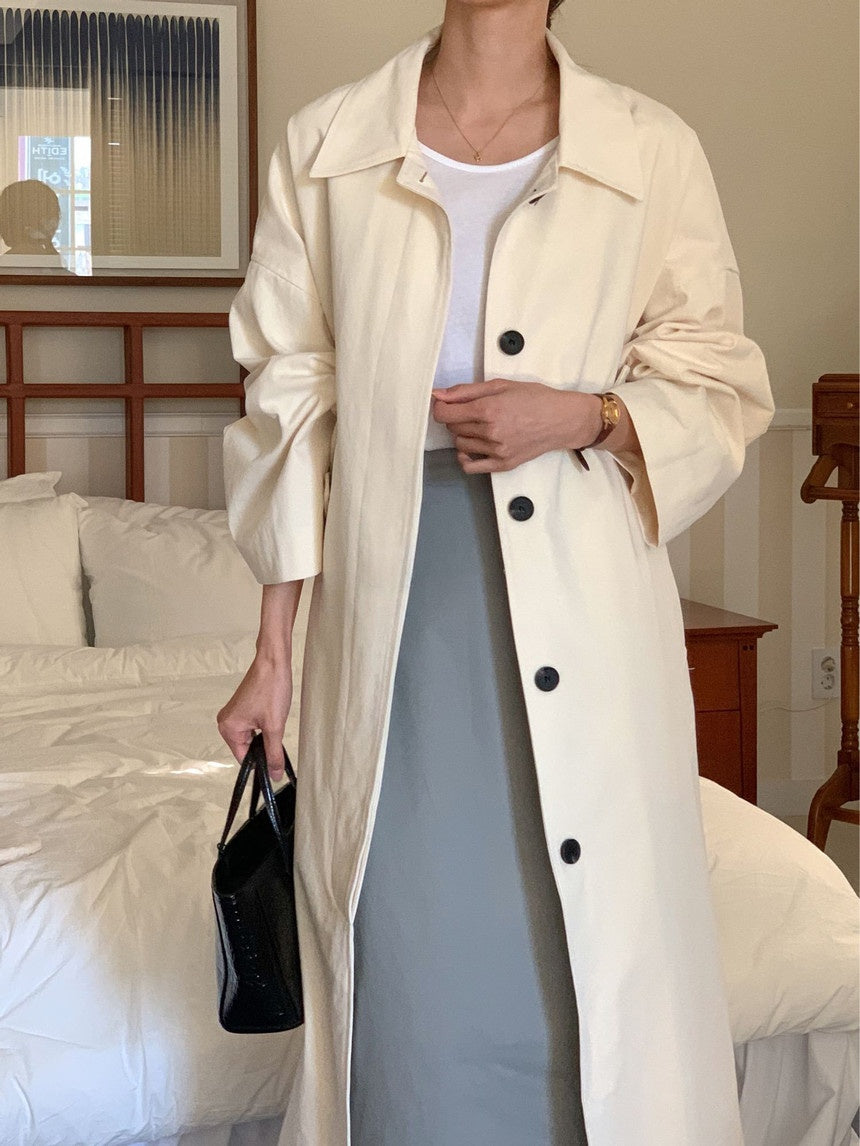 Bailey Oversized Long Trench Coat