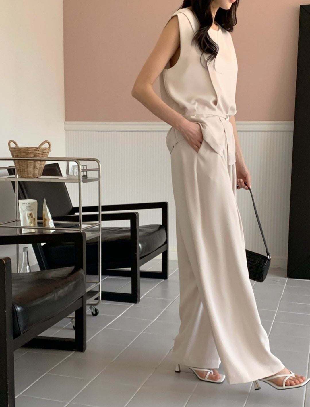 Diana Wide Banding Slacks