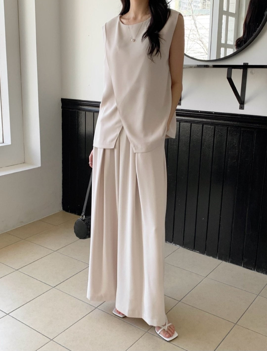 Diana Wide Banding Slacks