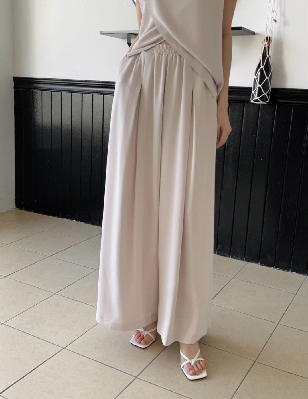 Diana Wide Banding Slacks
