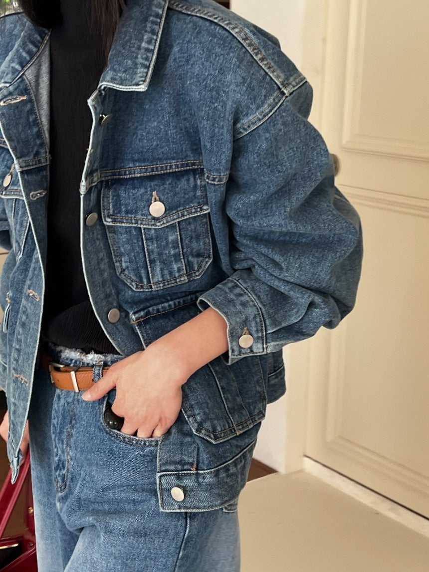 Denim Utility Jacket
