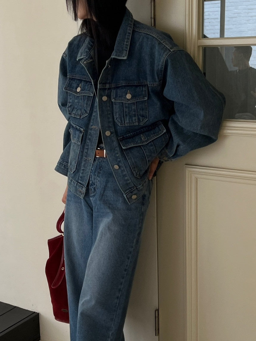 Denim Utility Jacket