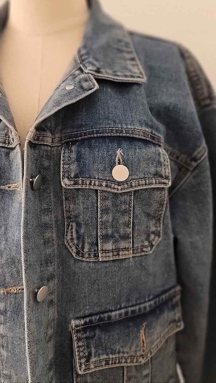 Denim Utility Jacket
