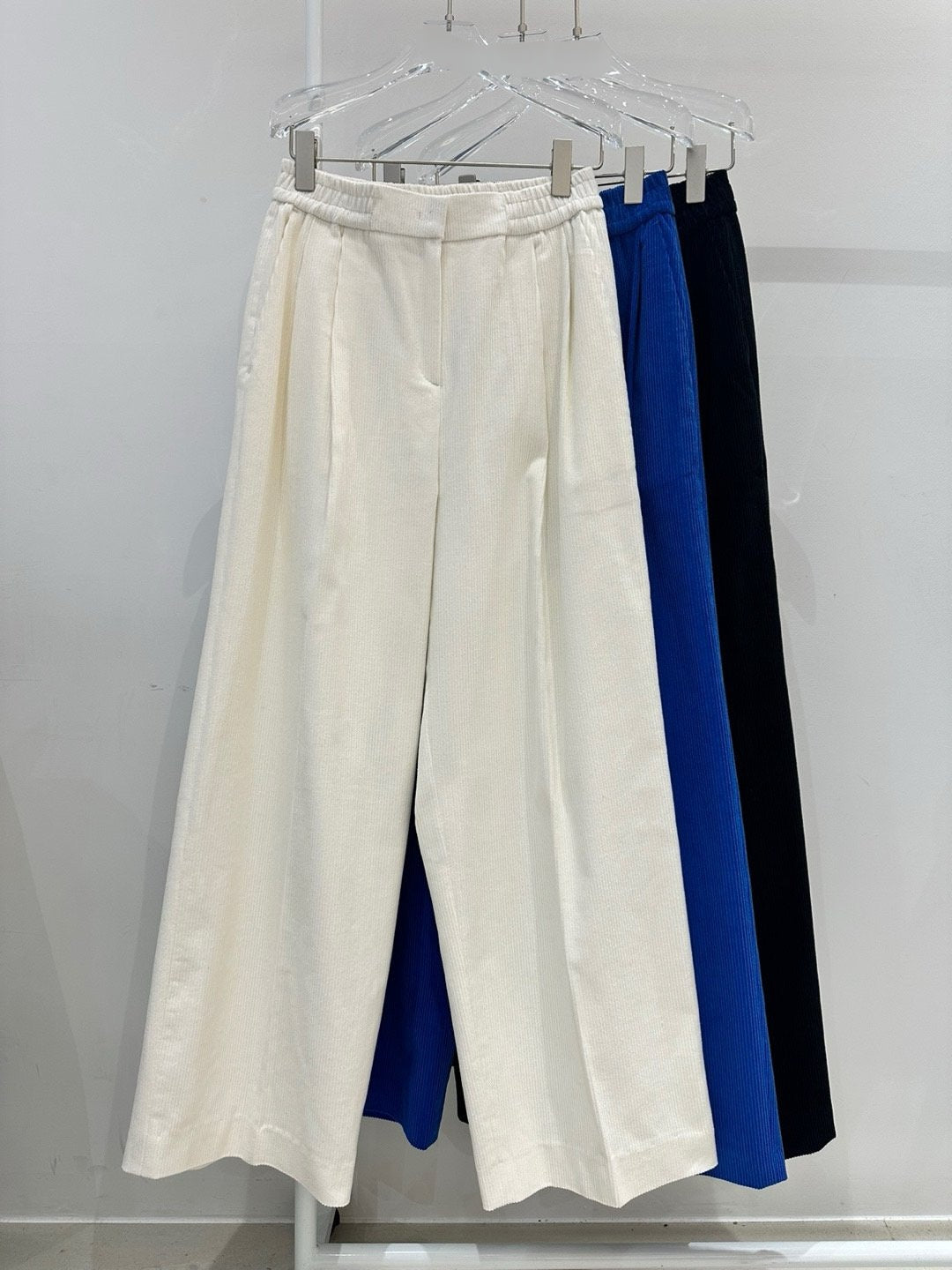 Corduroy Pleated Banding Pants