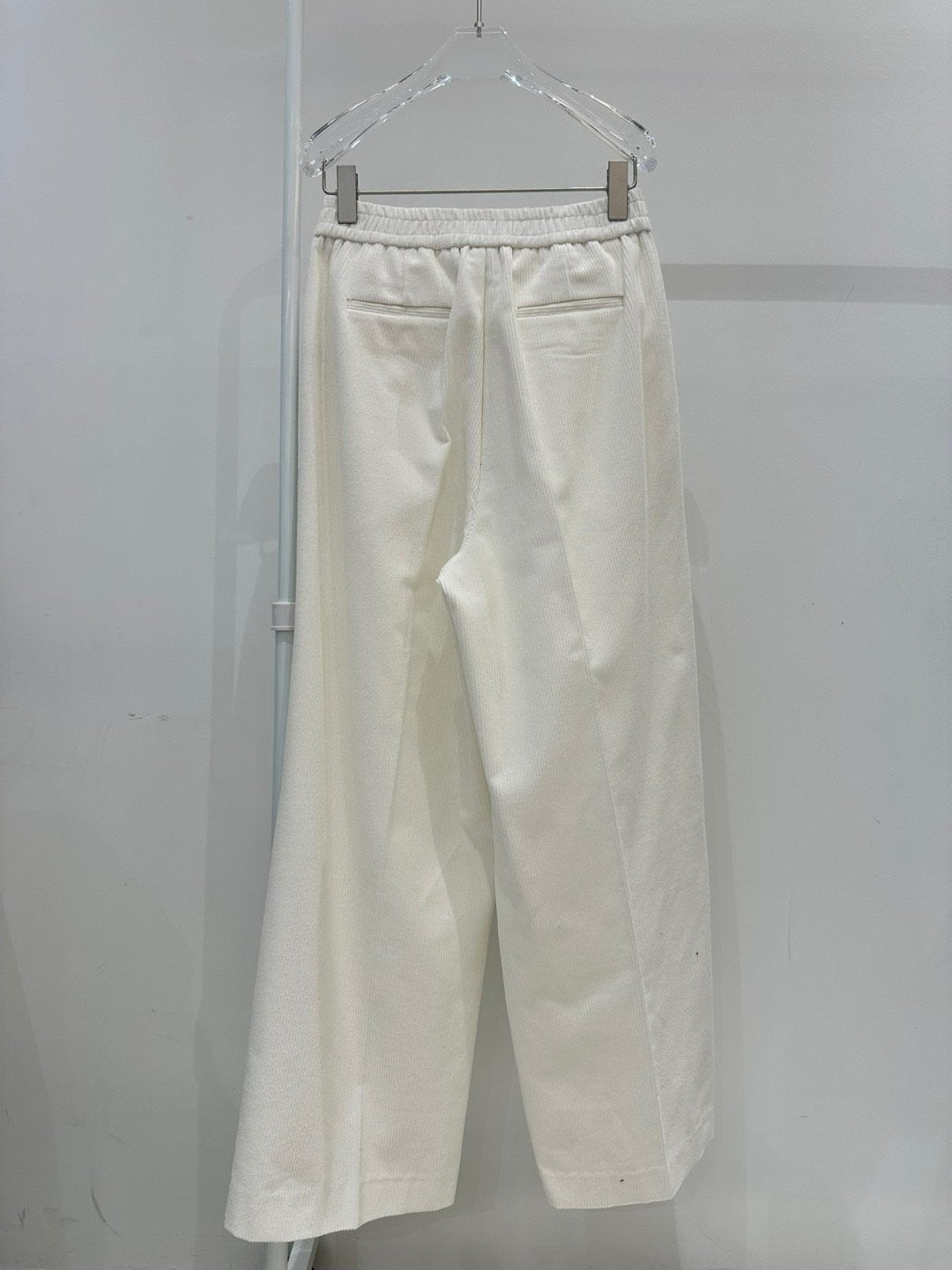 Corduroy Pleated Banding Pants