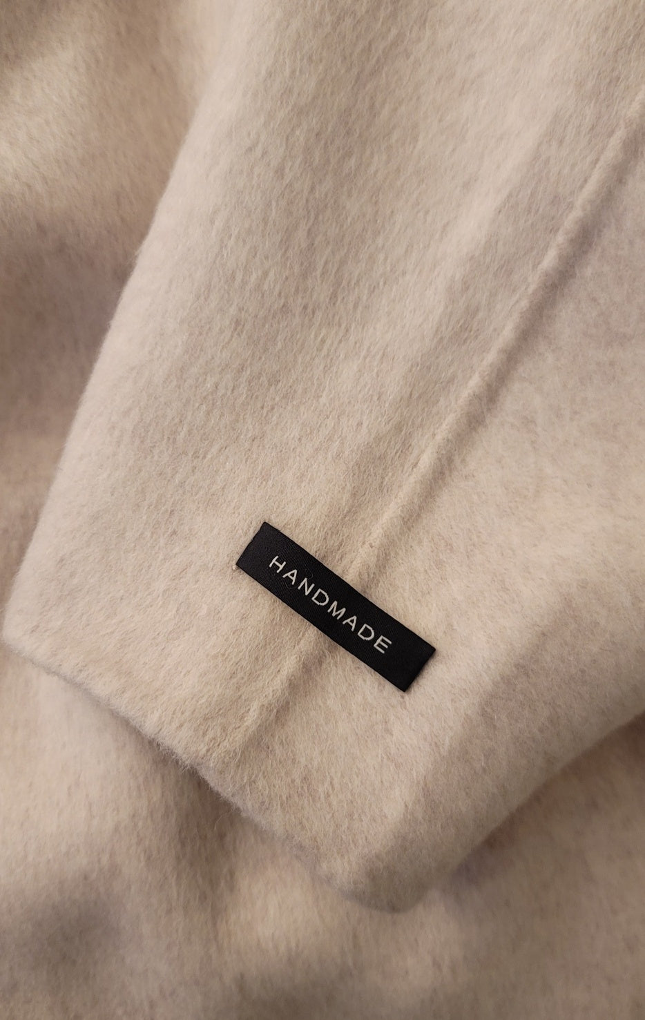 Wool 100% Handmade Hooded Coat