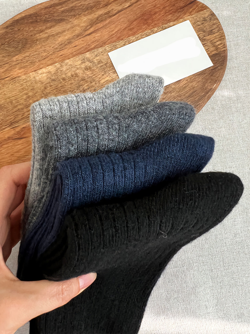 Vivid Cashmere Wool Blend Soft Socks