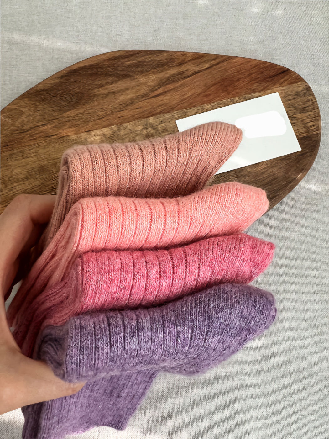 Vivid Cashmere Wool Blend Soft Socks