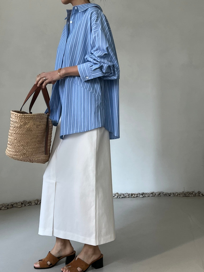 Stripe Slit Shirt