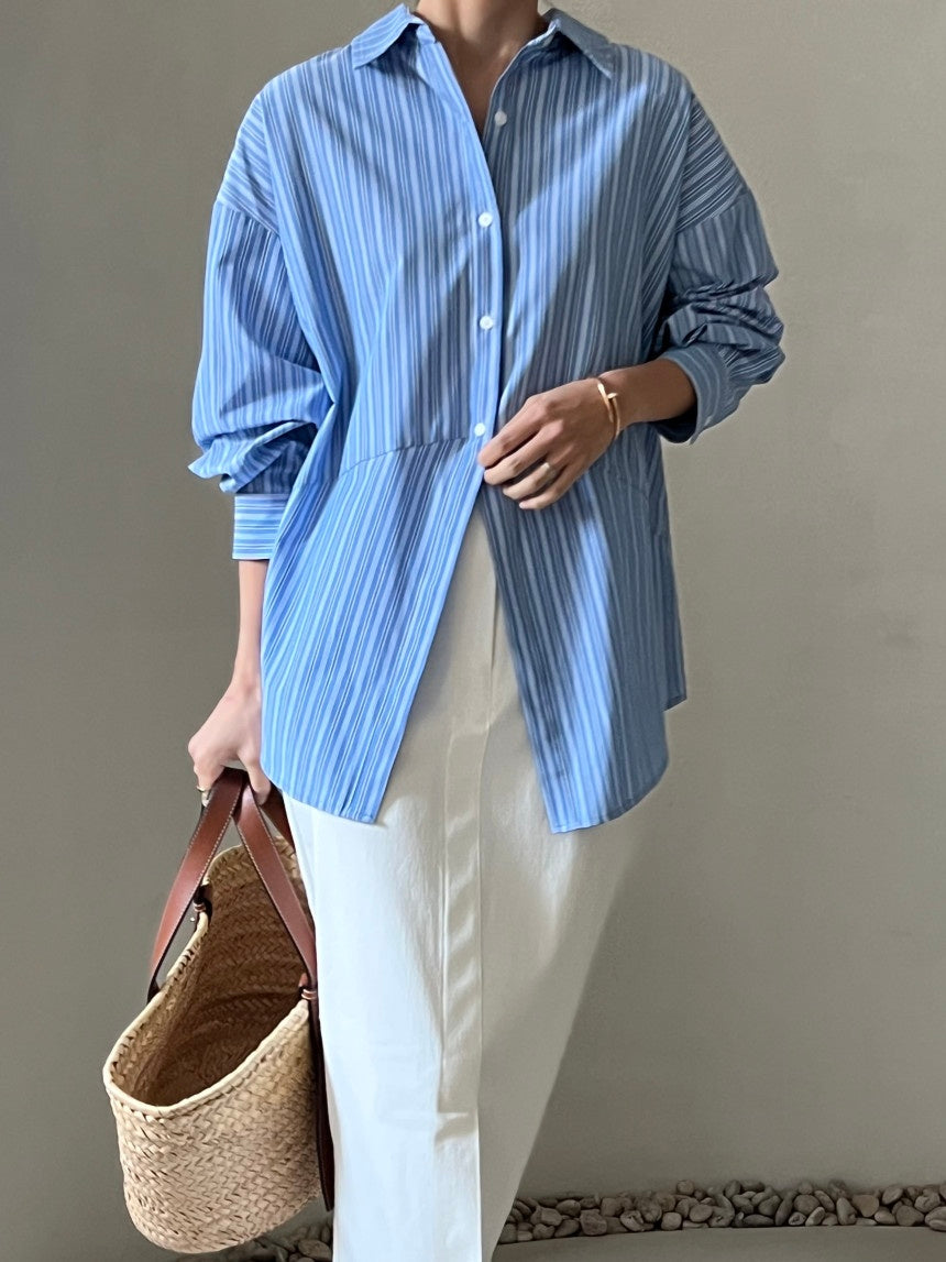 Stripe Slit Shirt