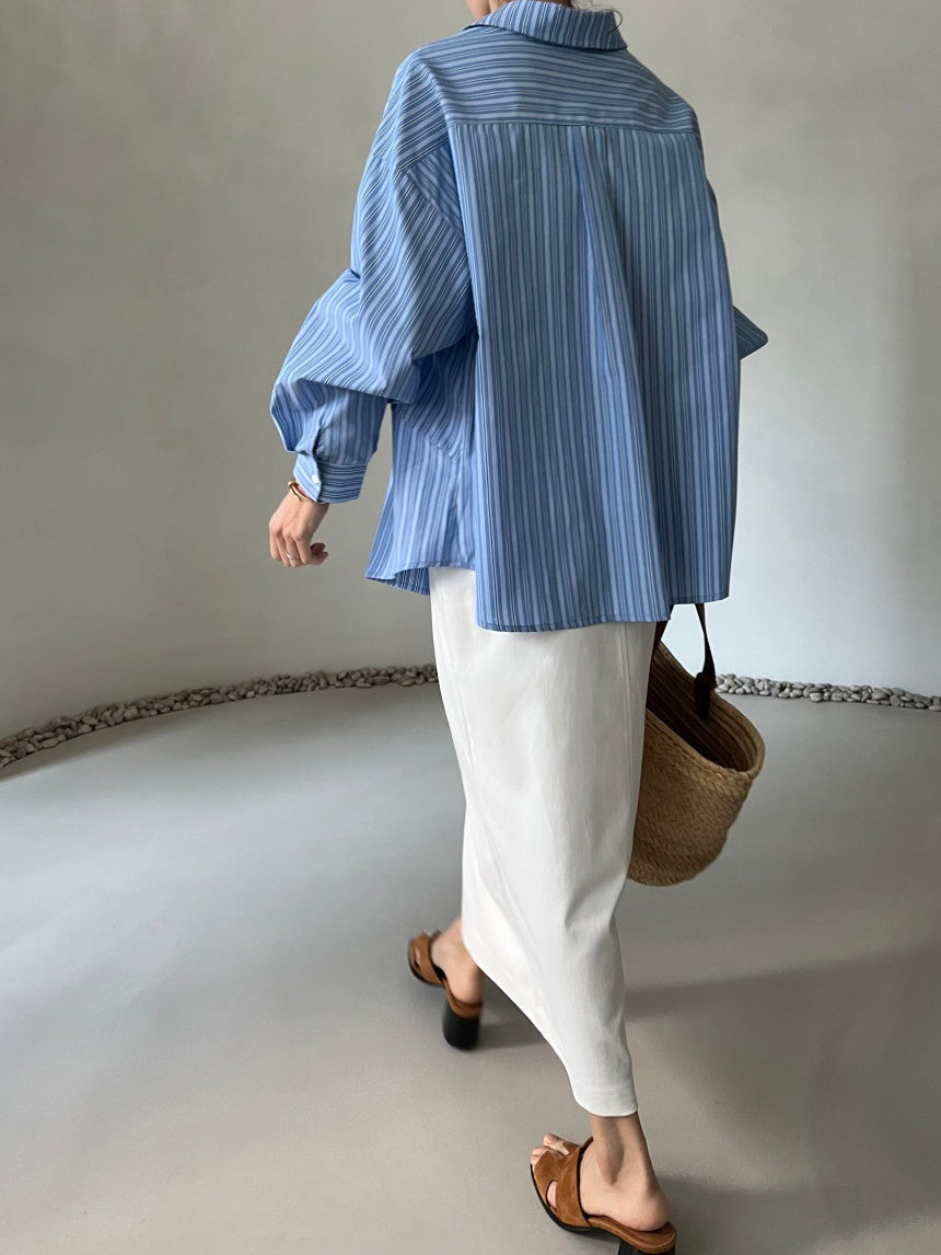 Stripe Slit Shirt