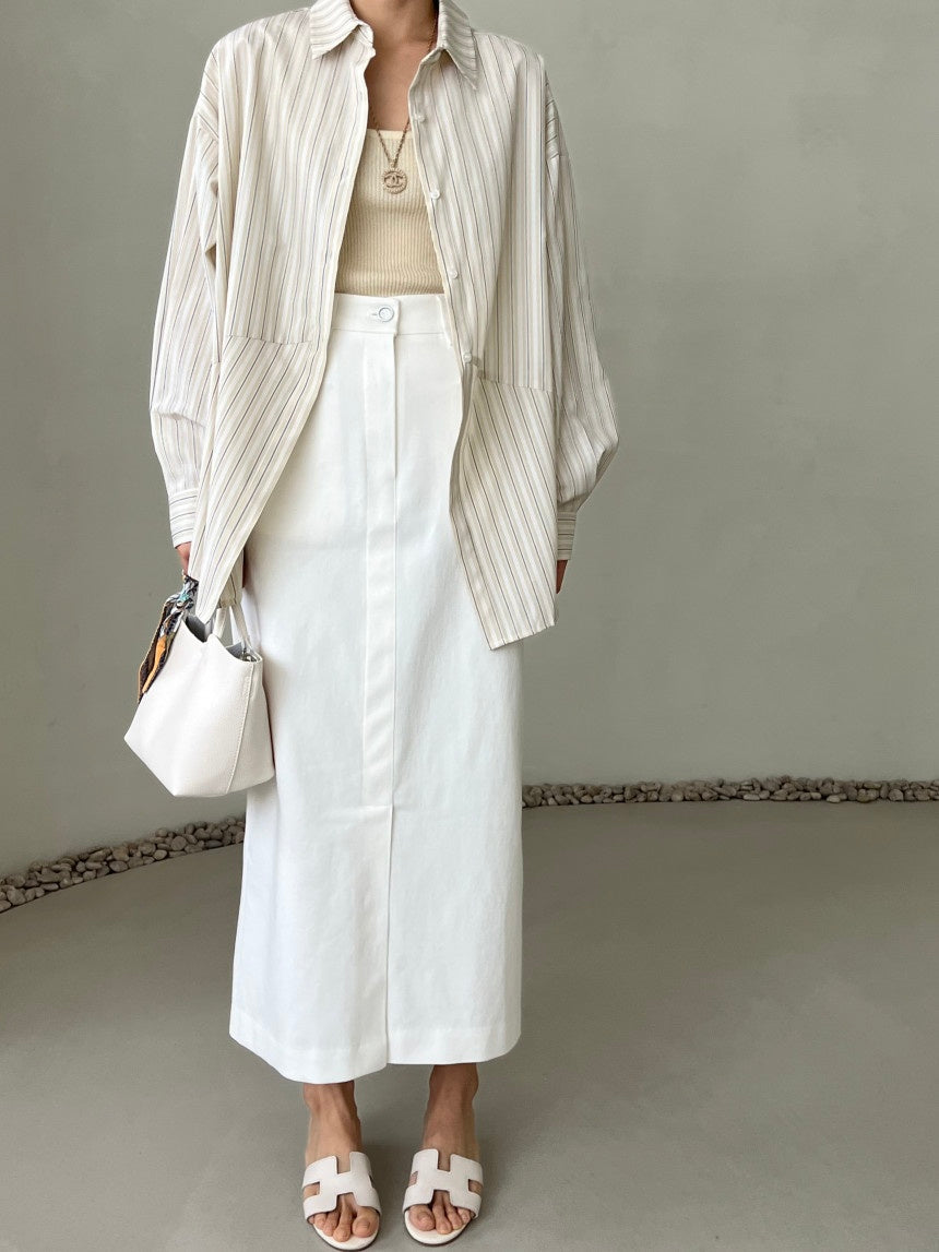 Stripe Slit Shirt