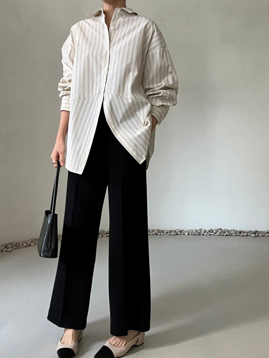 Stripe Slit Shirt
