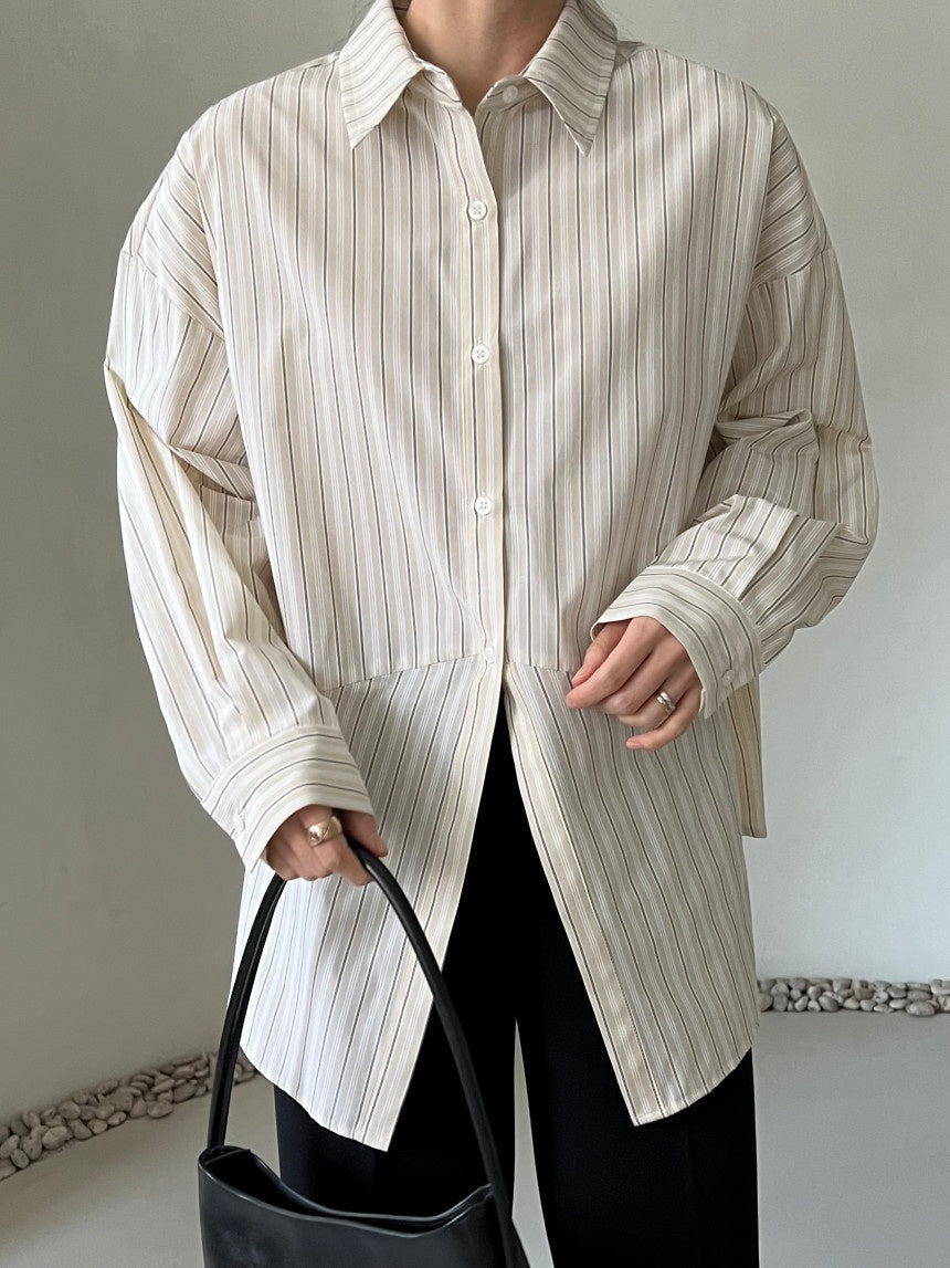 Stripe Slit Shirt