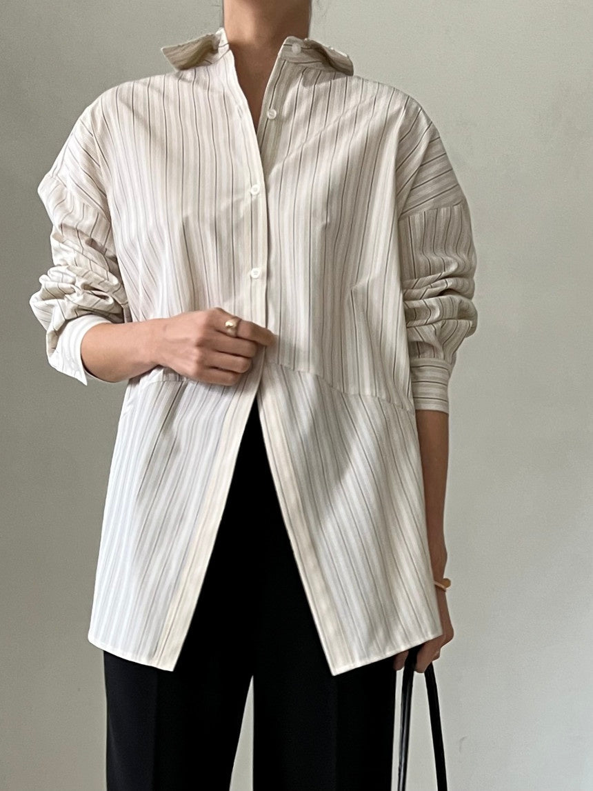 Stripe Slit Shirt